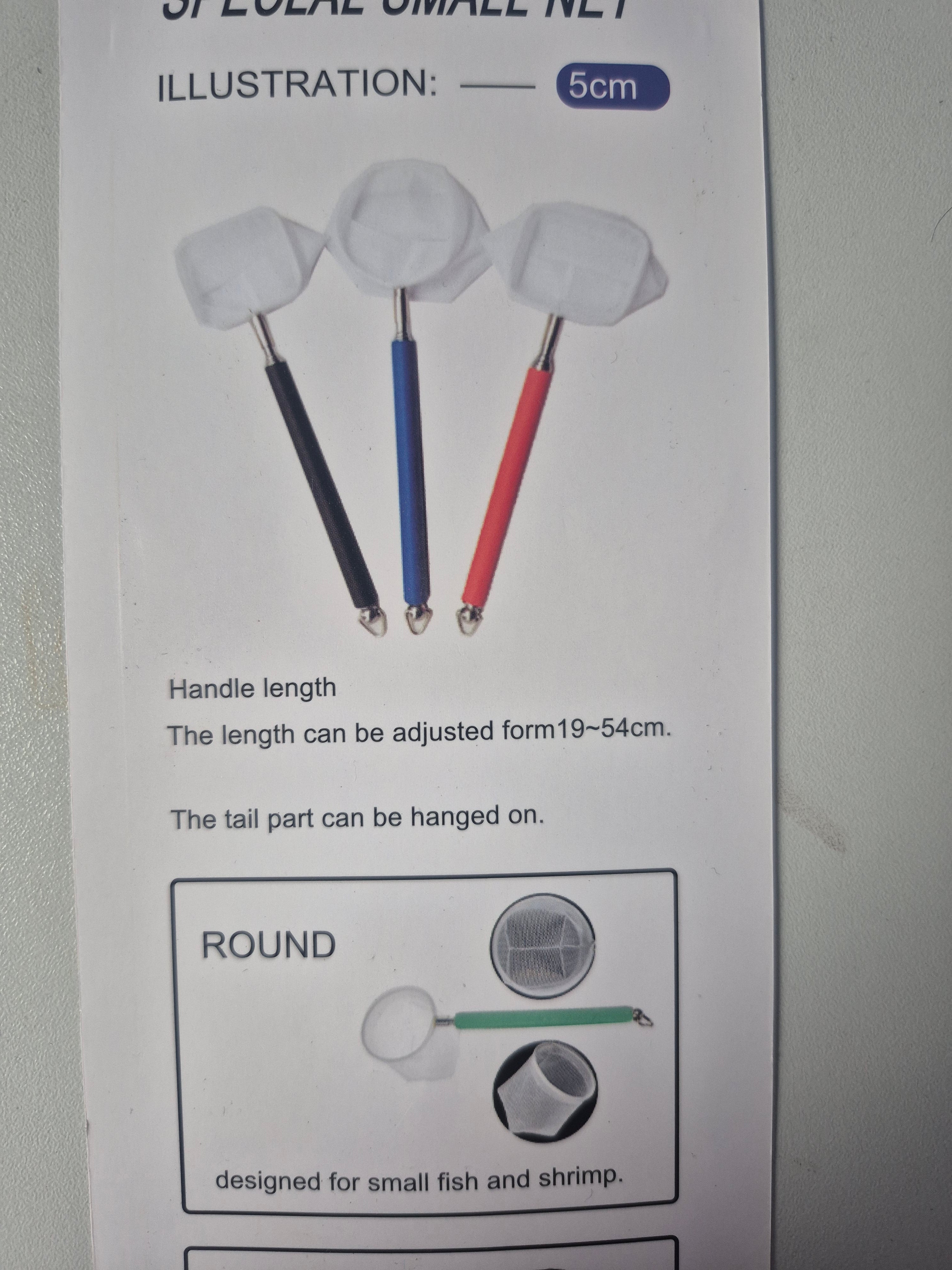 Garnelen kescher mit Teleskopgriff – präzises Handling für sicheres Arbeiten im Aquarium